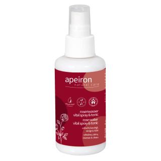 Apeiron Vital Spray & Tonic rózsavízzel arcra és dekoltázsra 100 ml