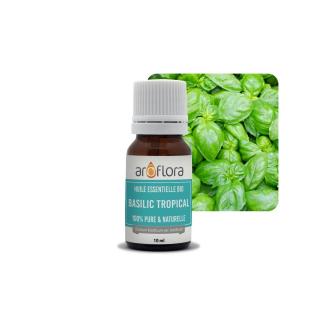 Aroflora 100% tisztaságú bio illóolaj Trópusi bazsalikom 10ml