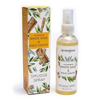 Aromafume Smudge aroma légfrissítő spray Fehér zsálya 100 ml Illat: Fehér zsálya és palo santo