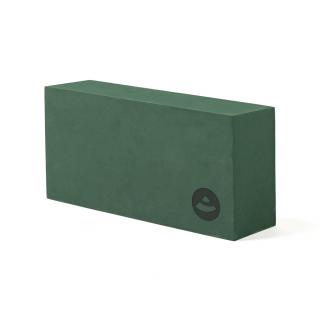 Bodhi Asana brick hab jóga tégla 22 x 11 x 7 cm Szín: Forest Green