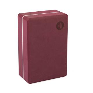 Bodhi Asana brick XL habszivacs jóga blokk 23 x 15 x 9 cm Szín: Sötét vörös