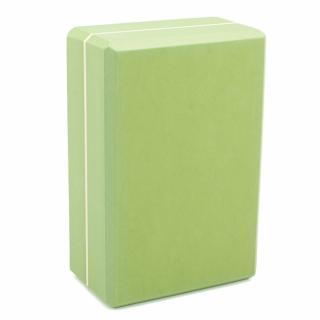 Bodhi Asana brick XL habszivacs jóga blokk 23 x 15 x 9 cm Szín: Zöld