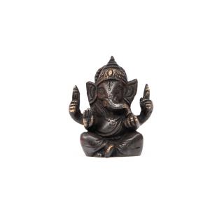 Bodhi Ganesha szobor 7 cm, fekete