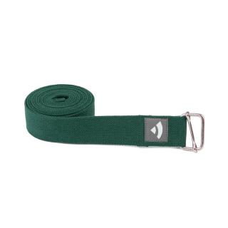 Bodhi Joga heveder ASANA BELT csúszó csattal 250 cm Szín: Deep Green