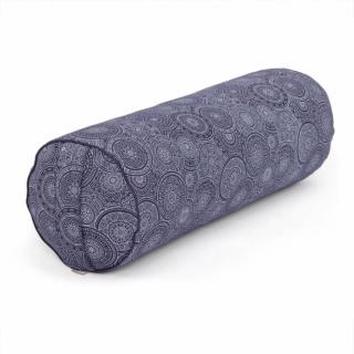 Bodhi Maharaja Yoga Mandala Bolster (sötétkék) 65 x 23 cm Töltelék: Kapok