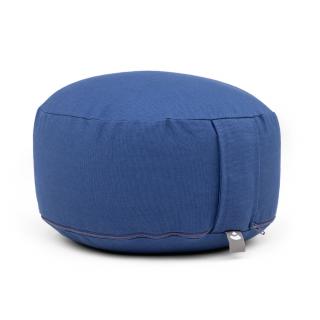 Bodhi meditációs párna RONDO BASIC 30 x20 cm-es tönkölytöltéssel Szín: Sötétkék