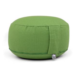 Bodhi meditációs párna RONDO BASIC 30 x20 cm-es tönkölytöltéssel Szín: Zöld