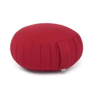 Bodhi meditációs párna ZAFU ECO Basic tönköly töltelékkel 38,5 x 20,5 cm Szín: Burgundy