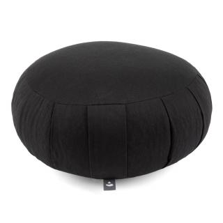 Bodhi meditációs párna ZAFU ECO Basic tönköly töltelékkel 38,5 x 20,5 cm Szín: Fekete