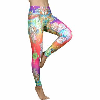 Bodhi Niyama Barcelona High Waist Leggings jógára és fitneszre Méret: M