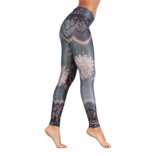 Bodhi Niyama Dancing Beauty leggings jógához és fitneszhez Méret: XS