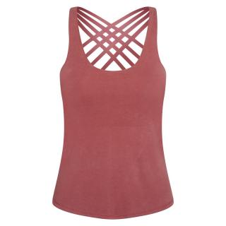 Bodhi Niyama Essentials NIRA Yoga Top női felső Szín: Rust Red, Méret: XL
