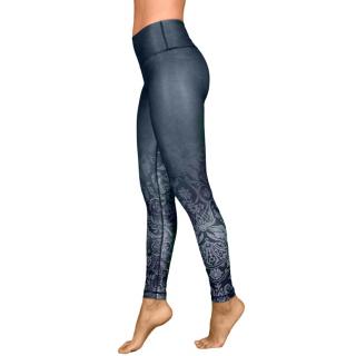 Bodhi Niyama Midnight Kiss magas derekú nadrág jógához és fitneszhez Méret: XS