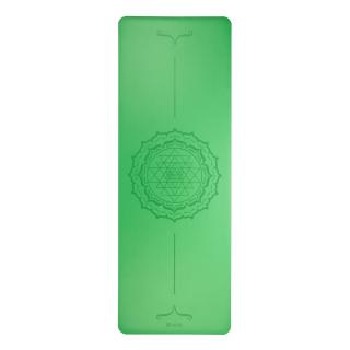 Bodhi PHOENIX YANTRA jógaszőnyeg zöld 185 x 66 cm x 4 mm