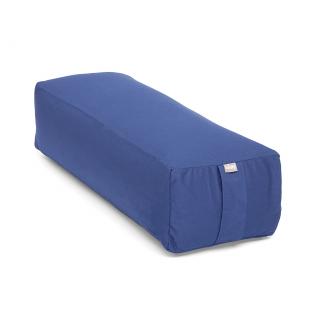 Bodhi Salamba ECO Bolster jógához tönköly 100% BIO pamut 64 x 25 cm x 17 cm Szín: Kék