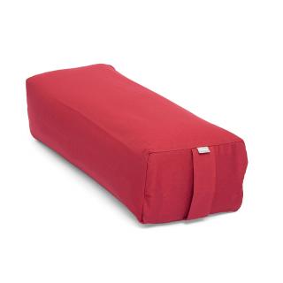 Bodhi Salamba ECO Jóga bolster kapok töltelék 100% bio pamut 64 x 25 cm x 17 cm Szín: Bordó