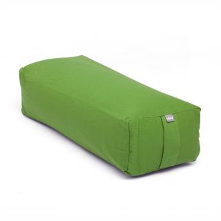 Bodhi Salamba ECO Jóga bolster kapok töltelék 100% bio pamut 64 x 25 cm x 17 cm Szín: Zöld