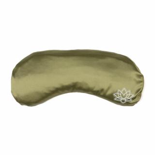Bodhi selyem meditációs szempárna levendulával 24 cm Szín: Zöld (olajbogyó)