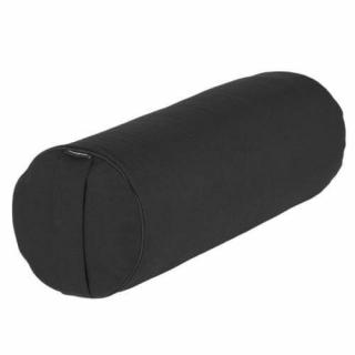 Bodhi Yoga Bolster Basic - fekete 65 x 23 cm tönköly Töltelék: Tönköly