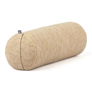 Bodhi Yoga Bolster Classic LAHARI 62 x 22 cm tönköly töltelék Szín: Arany