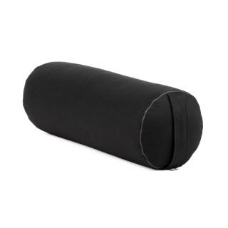 Bodhi Yoga Bolster jógahenger ECO kapok 100% bio pamut 65 x 22 cm Szín: Fekete