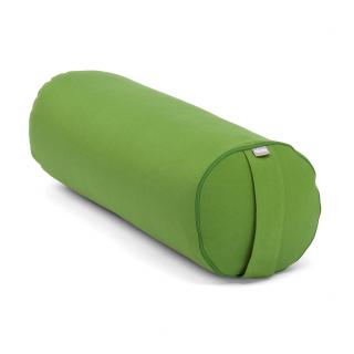 Bodhi Yoga Bolster jógahenger ECO tönköly 100% organikus pamut 65 x 22 cm Szín: Zöld