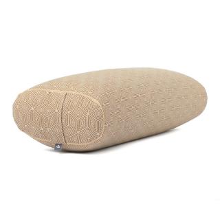 Bodhi Yoga OVAL jógahenger 72,5 x 30 x 17 cm tönkölyvel töltve Szín: Arany