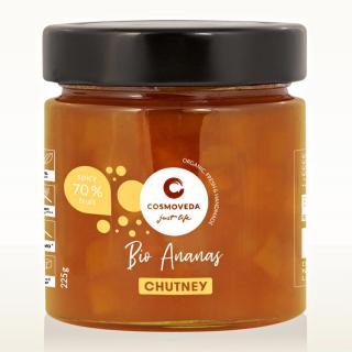 Cosmoveda Pineapple Chutney ananász csatni 225 g, BIO