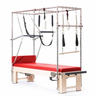 Elina Pilates Cadillac Reformer Elite - trapéz asztal reformerrel Szín: Piros