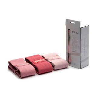 Elina Pilates Loop Bands Erősítő gumiszalag 3 darabos készlet
