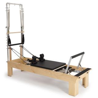 Elina Pilates Physio Wood Reformer 237 cm Szín: Fekete toronnyal