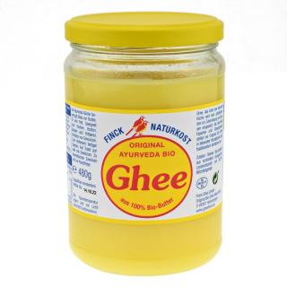 Finck Naturkost Ghee 100% bio ájurvédikus vaj 220 g, 480 g Térfogat: 480 g