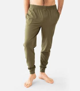 Lotuscrafts Organic Mens Yoga Pant Laza szabású férfi nadrág Taupe Szín: Burnt Olive, Méret: XL
