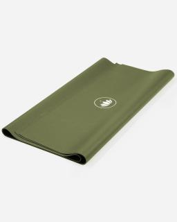 Lotuscrafts Yoga Mat Arise Travel gumi utazószőnyeg 185 x 65 cm 1,3 mm Szín: Oil Green