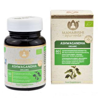 Maharishi Ayurveda Ashwagandha energia, vitalitás, szex, 60 tabletta, BIO