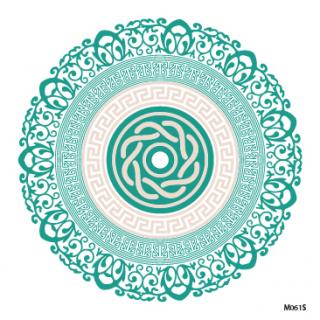 Mandala matrica Celtic - Sunseal Átmérő: 12 cm