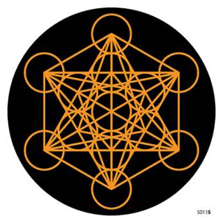 Mandala matrica Metatron kocka - Sunseal Átmérő: 12 cm