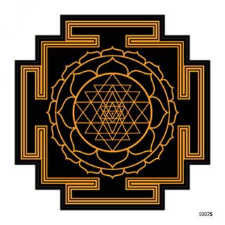 Mandala matrica Yantra - Sunseal Átmérő: 17 cm