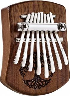 MEINL Sonic Energy ütős hangszer 8 hangos Mini Kalimba vörös zebrafából 7 x 5 cm Típus: Az élet fája