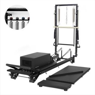 Merrithew SPX® Max Reformer 252,7 cm kiegészítőkkel Típus: Jet Black Max Plus Precision Gearbar Bundle