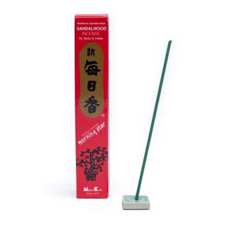 Morning Star Sandalwood Japán füstölők kis állvánnyal 20 g