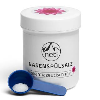 Neti® orr oblítésére gyógyszerészetileg tiszta só 70 g Neti pot kannával való használatra