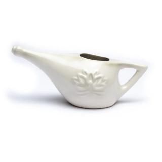 Neti Pot kerámia orröblítő 150 ml + 25 g himalájai só