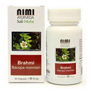 Nimi Ayurveda Brahmi kivonat, 60 kapszula, 35,8 g