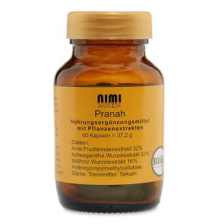 Nimi Ayurveda Pranah Extract, 60 kapszula, 37,2 g