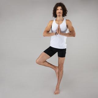 Niyama Essentials Bikram Mens Yoga férfi rövidnadrág, fekete Méret: L