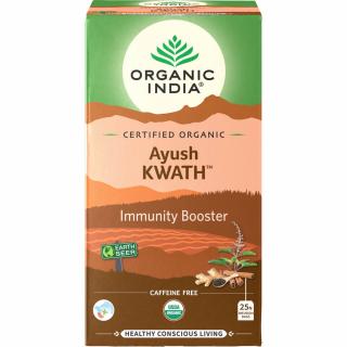 Organic India Ayush Kwath filteres immunerősítő tea, 25 tasak (25 x 2 g)