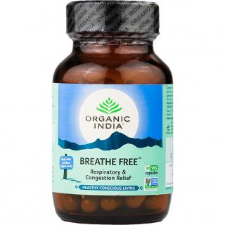 Organic India B-Free étrendkiegészítő kapszulák - légzés támogatása, asztma 60 db