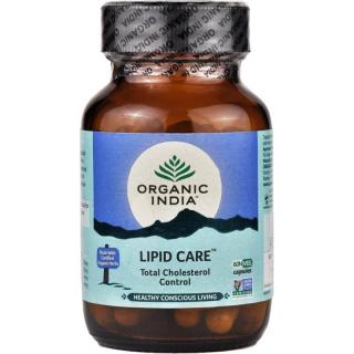 Organic India Lipid Care- egészséges koleszterinszint fenntartására, kapszula formájában 60db