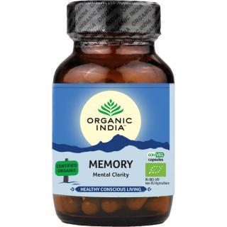 Organic India Memória kapszula 60 db memória, koncentráció